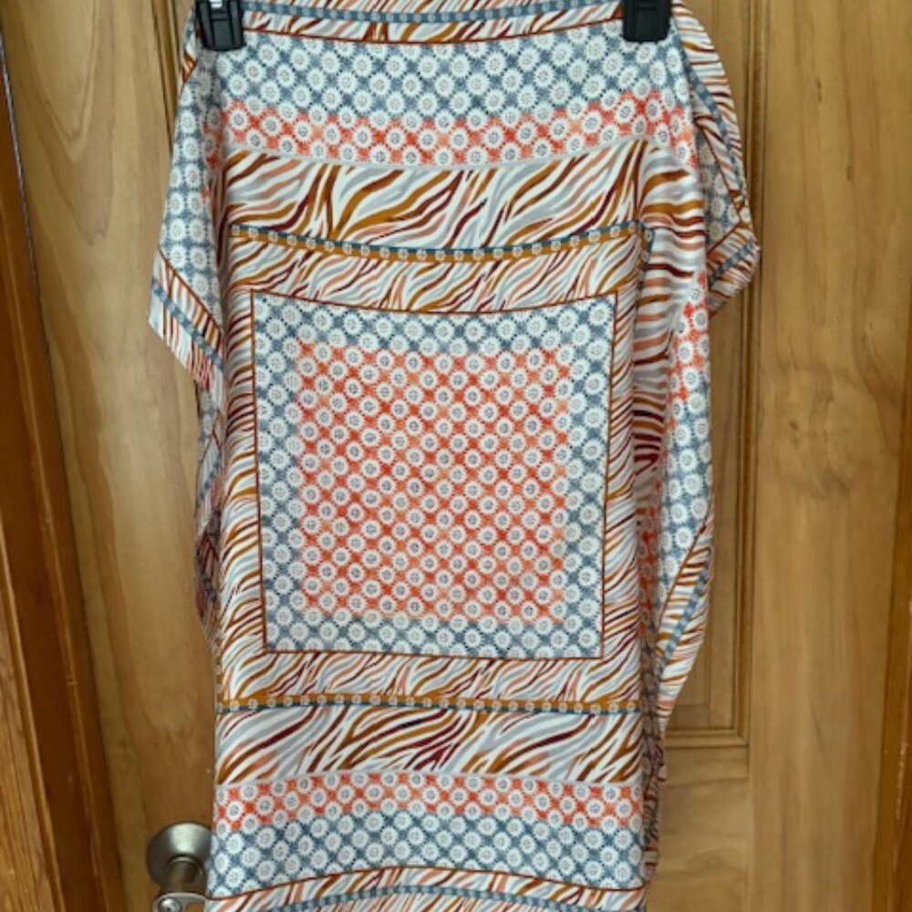 Ann Taylor print square scarf